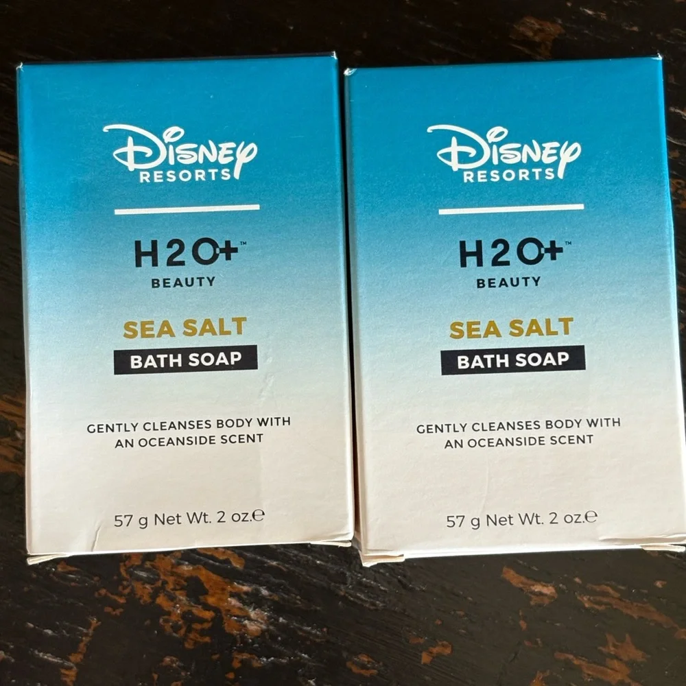 Disney Resorts H2O+ Beauty Sea Salt Bath Soap & Sea Marine Revitalizing Shampoo